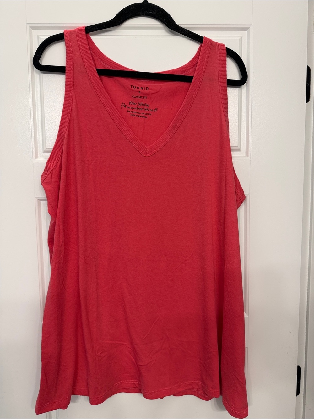 torrid Coral V-Neck Tank Top